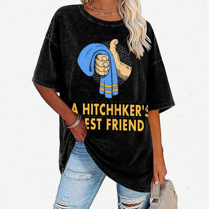 A Hitchhiker‘S Best Friend  Vintage Distressed T-shirt