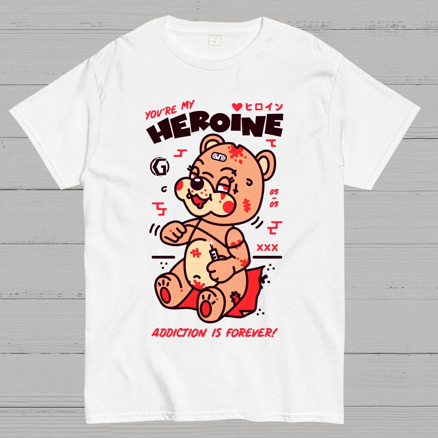 Addiction! Sarcasm Geek T-Shirt