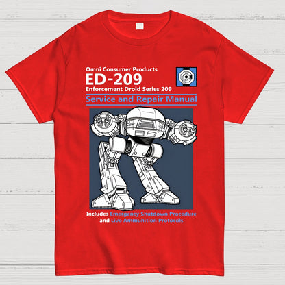 ED209 Service and Repair Manual Geek T-Shirt