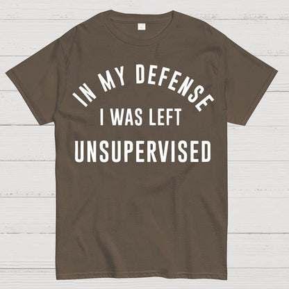 Left Unsupervised Geek T-Shirt