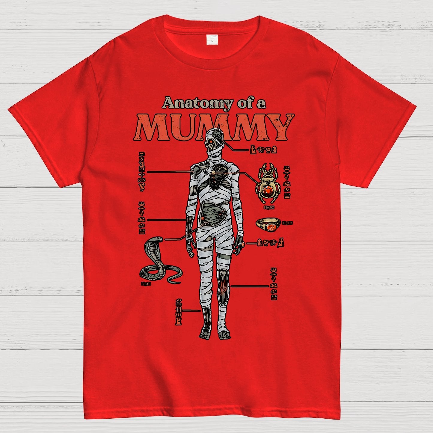 Mummy Anatomy Geek T-Shirt