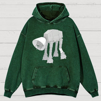 Battle Damage Vintage Distressed Hoodie