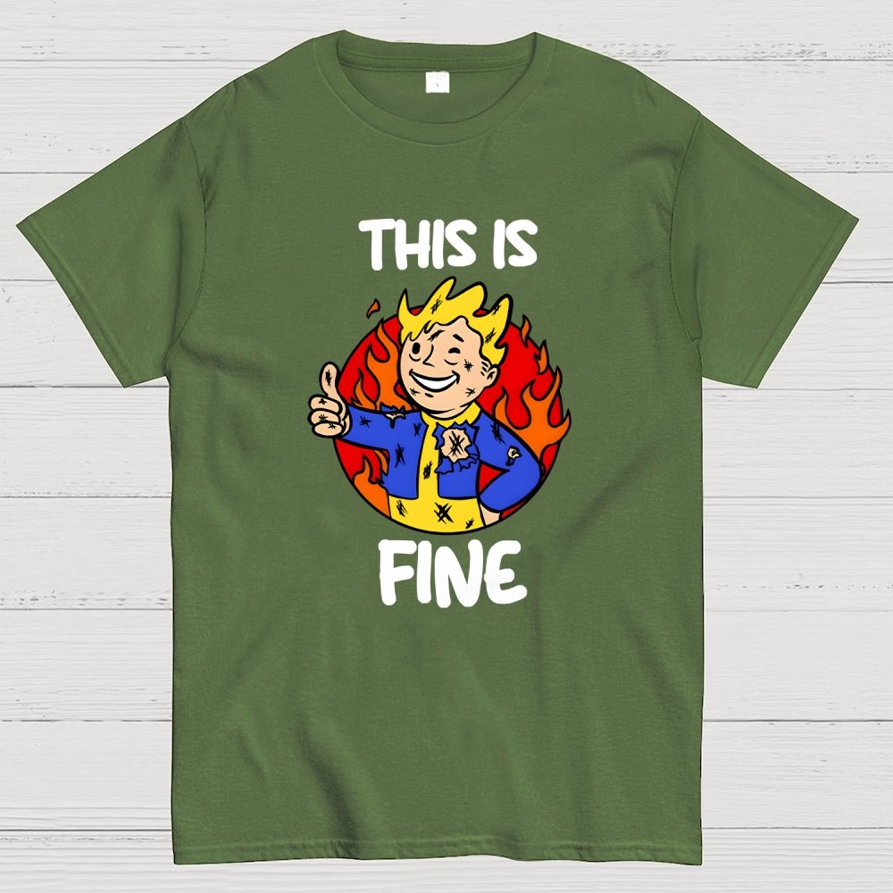 This Is Fine Geek T-Shirt