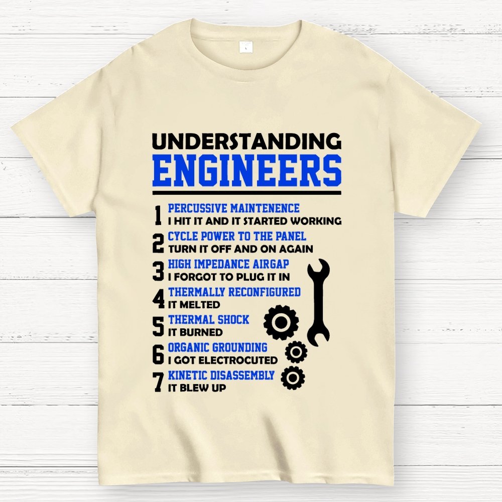 Understanding Engineers Sarcastic Geek T-Shirt