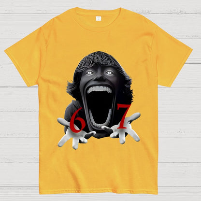 Funny Six Seven Meme Viral Quote  Geek T-Shirt