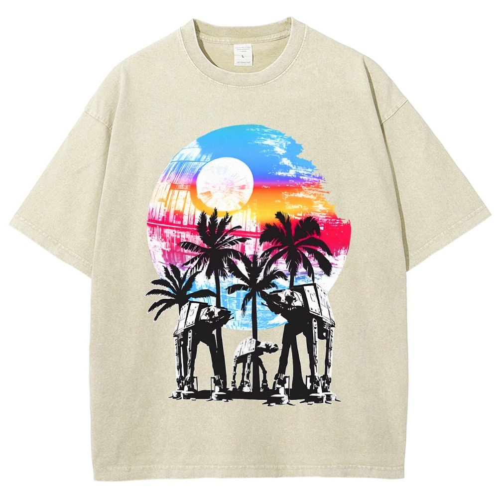 Summer Assault Vintage Distressed T-shirt