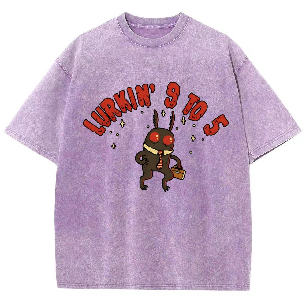 Mothman's Day Job Vintage Distressed T-shirt