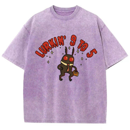 Mothman's Day Job Vintage Distressed T-shirt