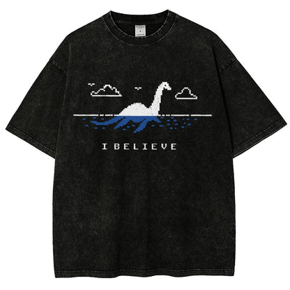 I Believe Vintage Distressed T-shirt
