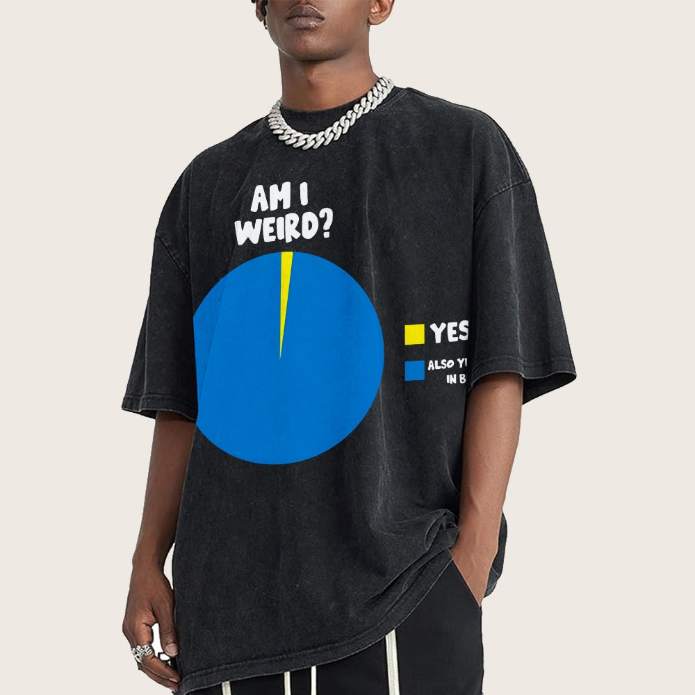 Yes But In Blue Vintage Distressed T-shirt