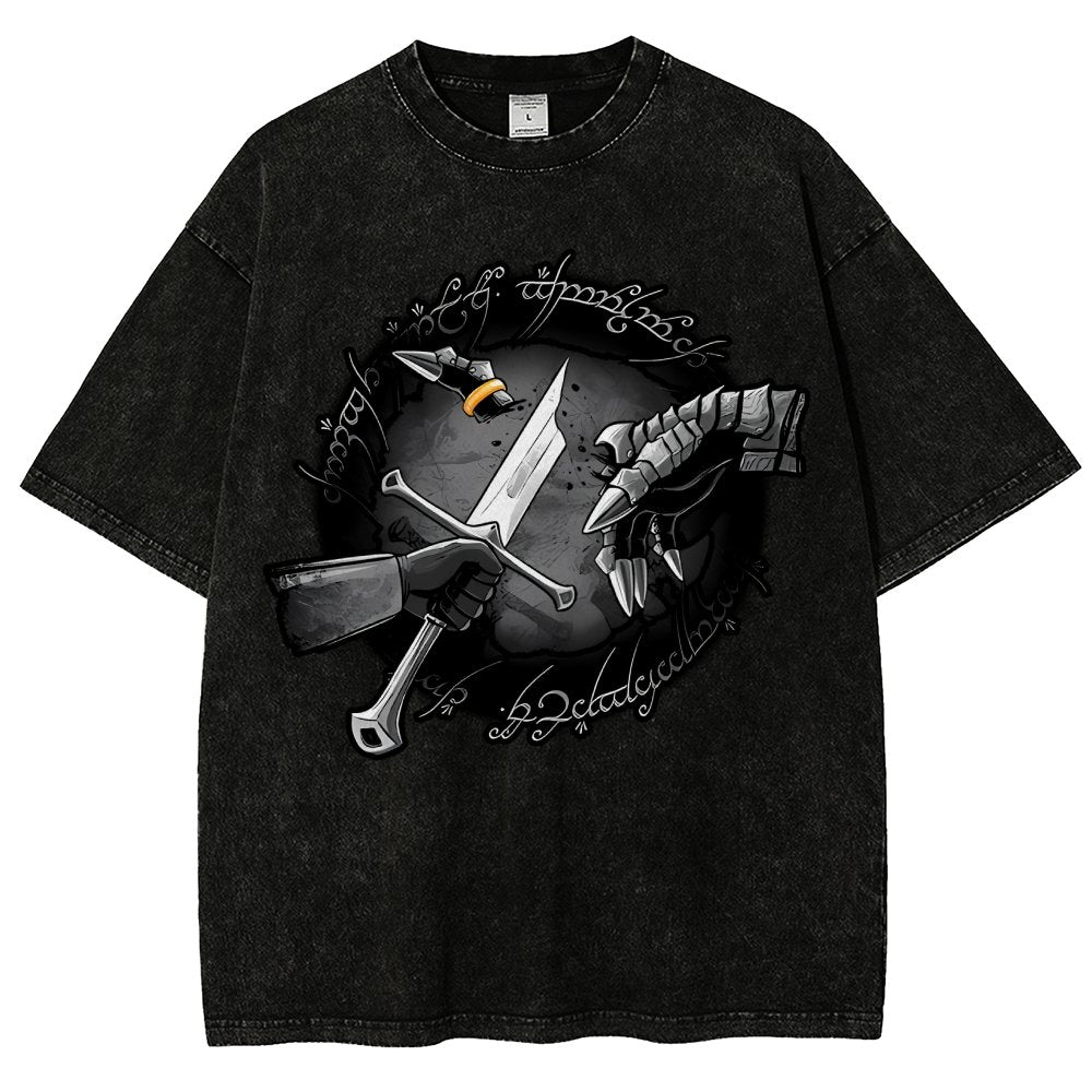 Cut Ring Vintage Distressed T-shirt