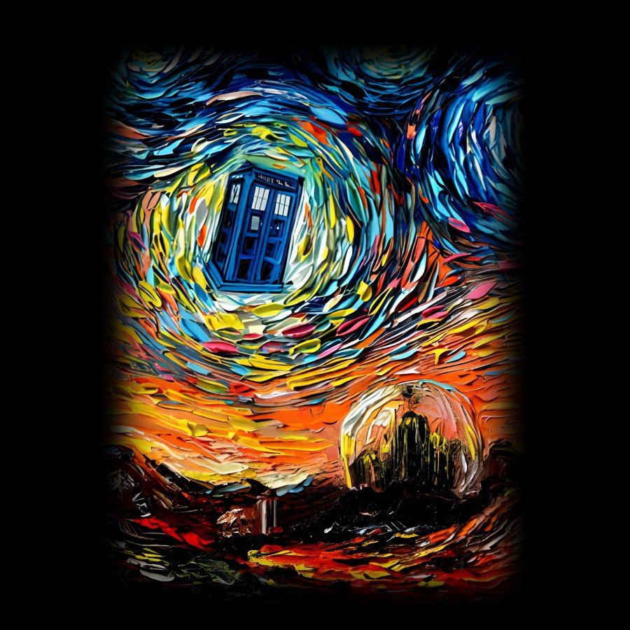 van Gogh Never Saw Mysterious Place Geeky T-Shirt