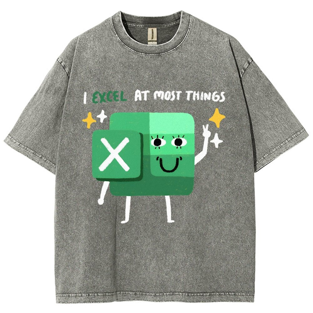 I Excel At Most Things Vintage Distressed T-shirt