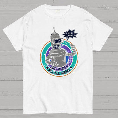 Save The Earth And Kill All Humans Nerdy T-Shirt