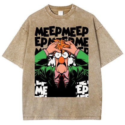 Meep Meep Vintage Distressed T-shirt