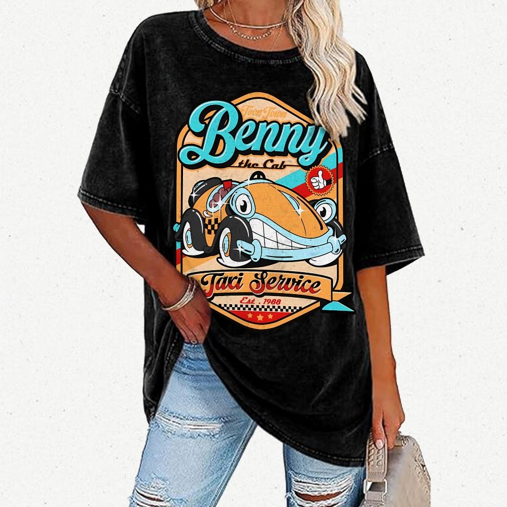 Buddy The Cab Vintage Distressed T-shirt