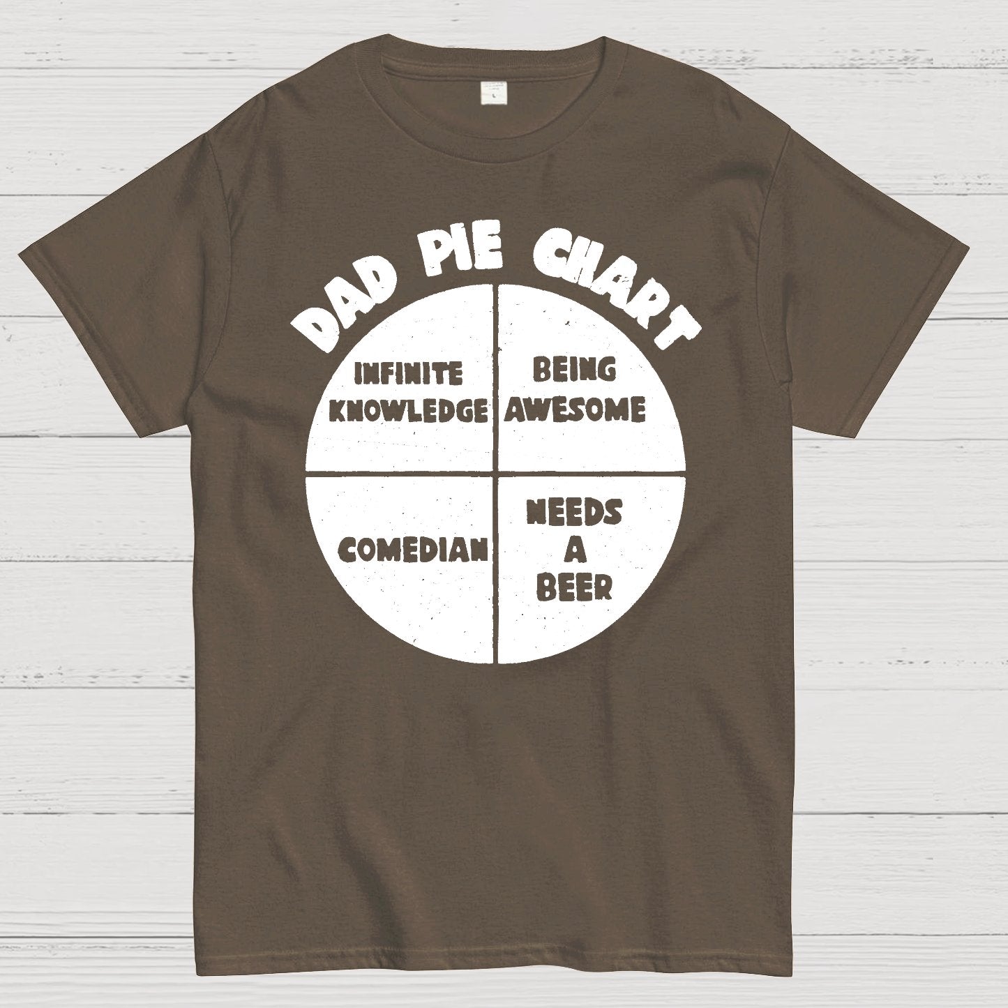 Dad Pie Chart Geek T-Shirt