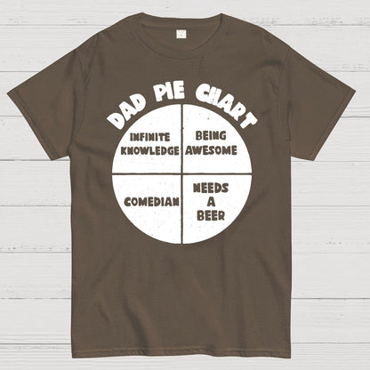 Dad Pie Chart Geek T-Shirt