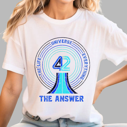 42 The Life Universe Everything Geek T-Shirt