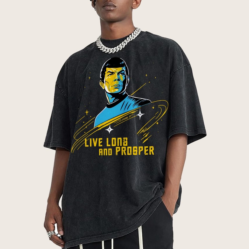 Live long and prosper Vintage Distressed T-shirt