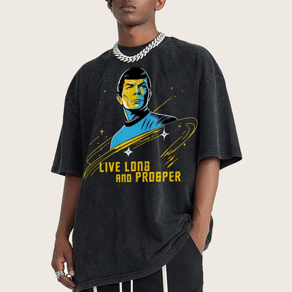 Live long and prosper Vintage Distressed T-shirt