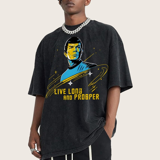 Live long and prosper Vintage Distressed T-shirt
