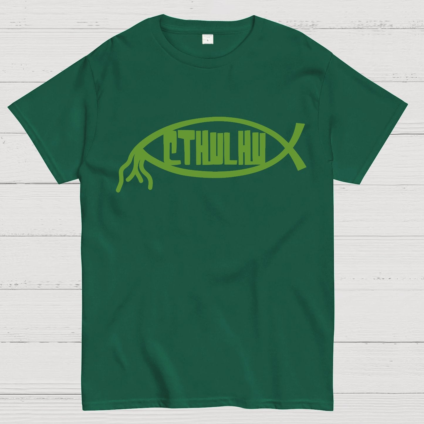 Cthulhu Fish Geek T-Shirt