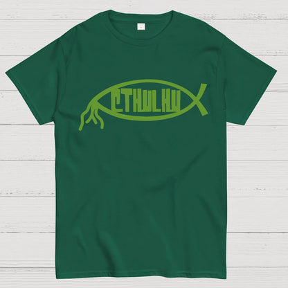 Cthulhu Fish Geek T-Shirt