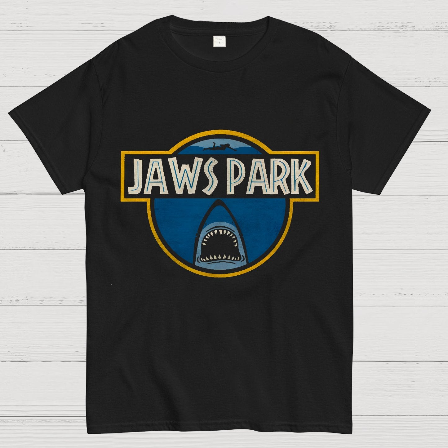 Great White Shark Park Geek T-Shirt