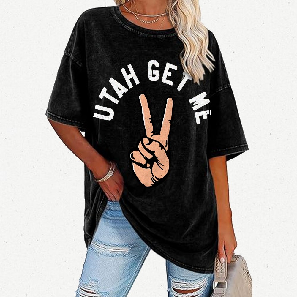 Utah Get Me Two Vintage Distressed T-shirt