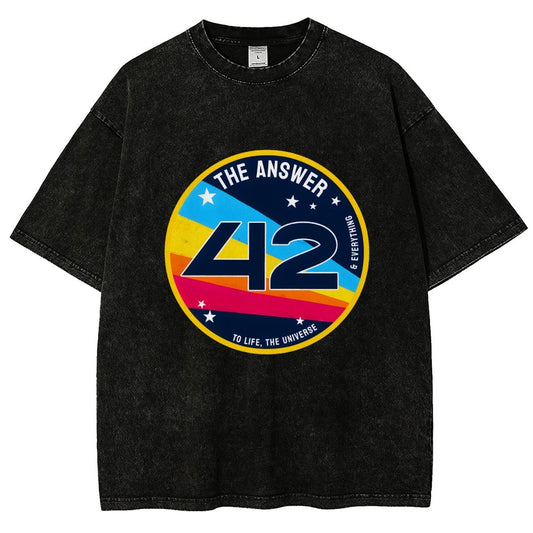 The Answer is 42 Vintage Distressed T-shirt