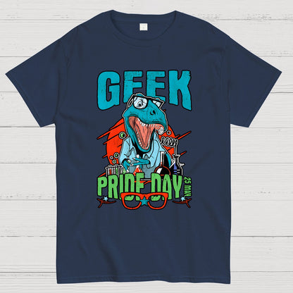 Geek Pride Day Dinosaur Rex Geek T-Shirt