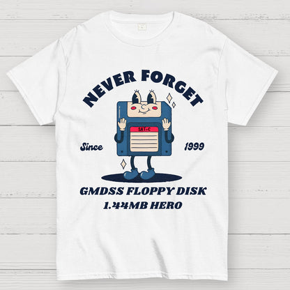 GMDSS Floppy Disk Hero Geek T-Shirt