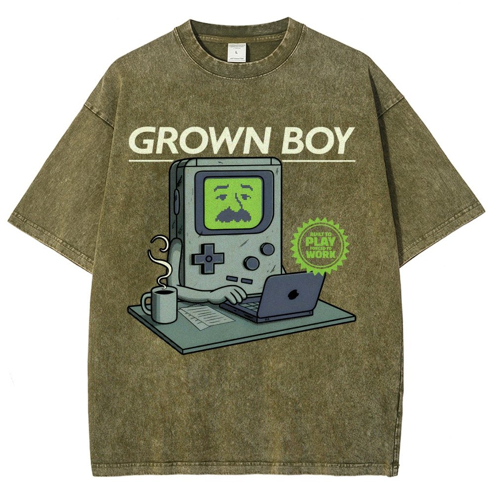 Grown Boy Vintage Distressed T-shirt