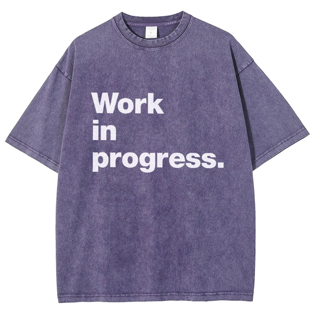 Work In Progress Vintage Distressed T-shirt