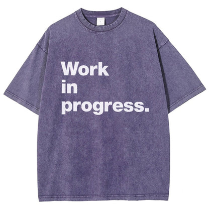 Work In Progress Vintage Distressed T-shirt