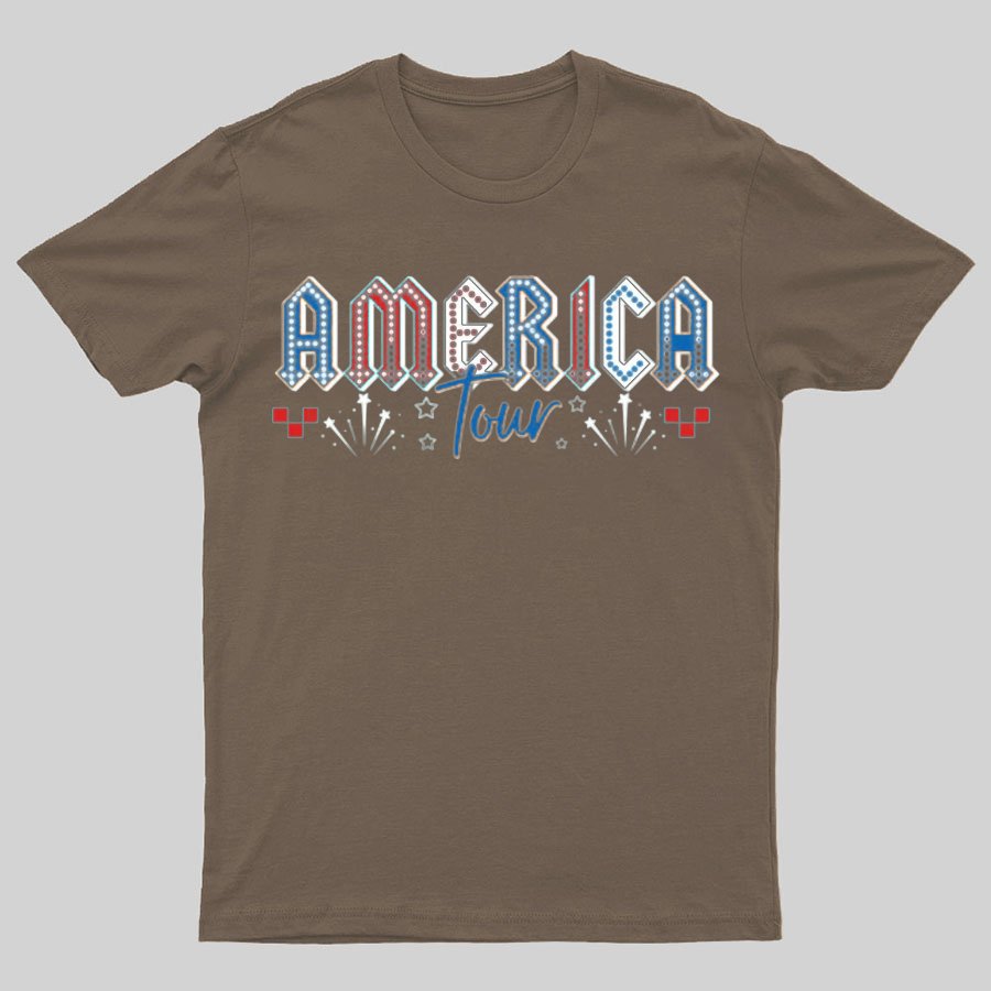 Retro America Tour 1776 Funny T-Shirt Gift