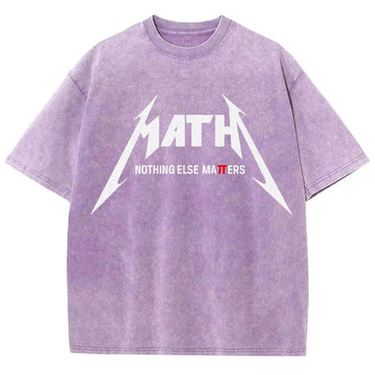 Math Nothing Else Matters Vintage Distressed T-shirt