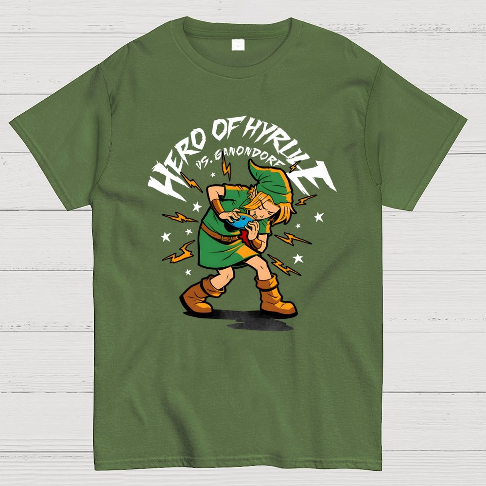 Hero Game Music Comic Geek T-Shirt
