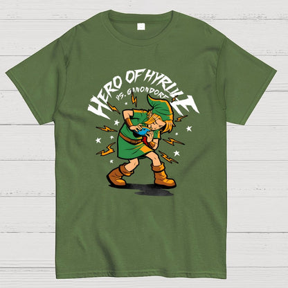 Hero Game Music Comic Geek T-Shirt