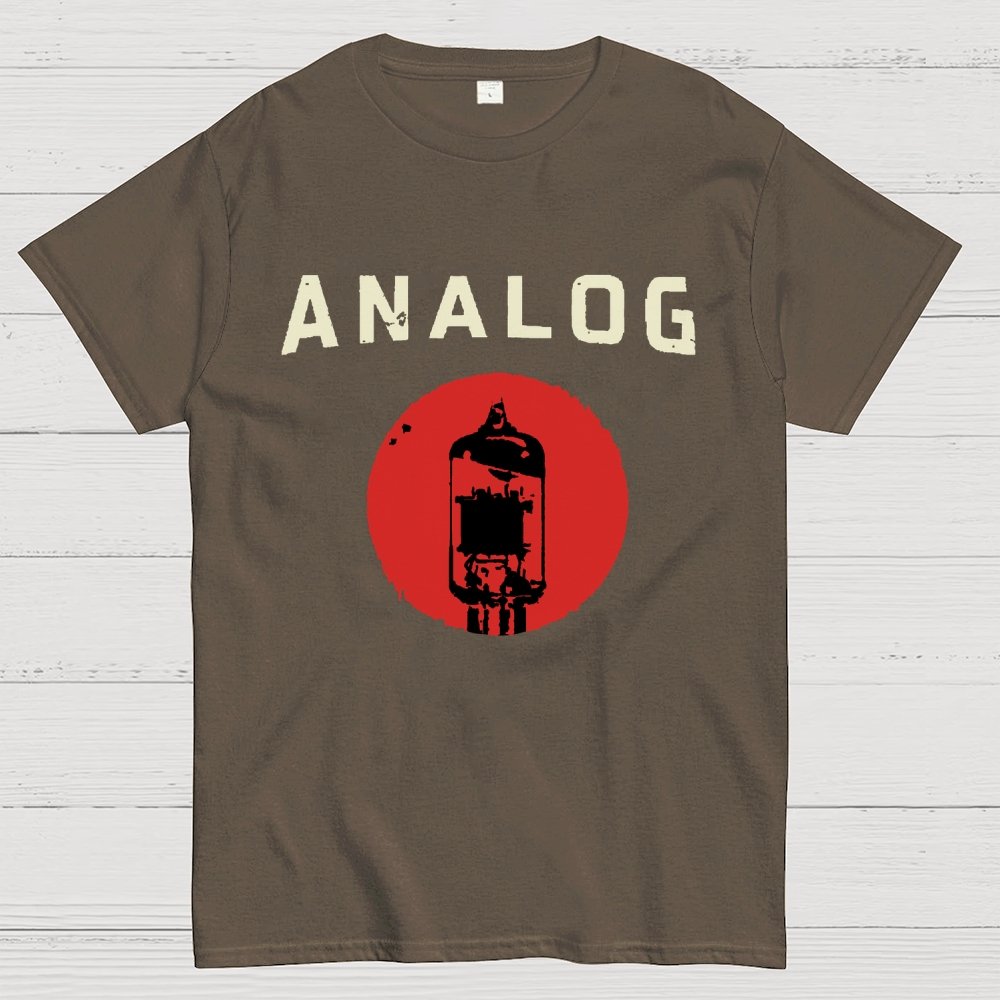Vacuum Tube Analog Distressed Geek T-Shirt