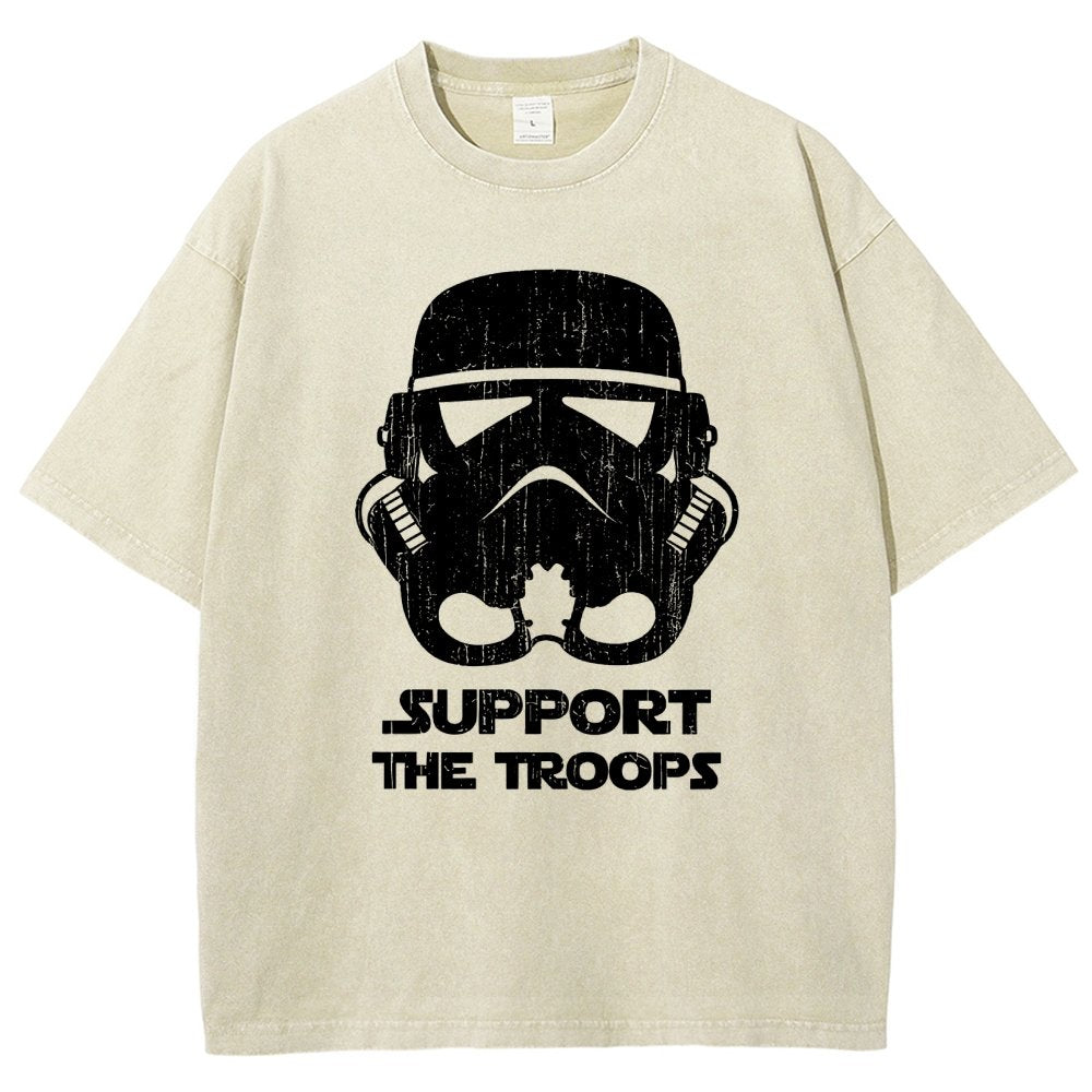 Support The Troops Vintage Distressed T-shirt