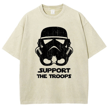 Support The Troops Vintage Distressed T-shirt