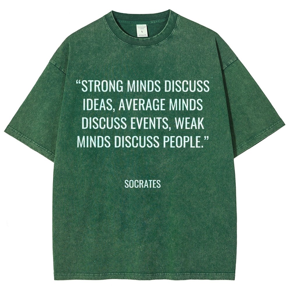 Socrates Quotes Vintage Distressed T-shirt