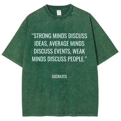 Socrates Quotes Vintage Distressed T-shirt