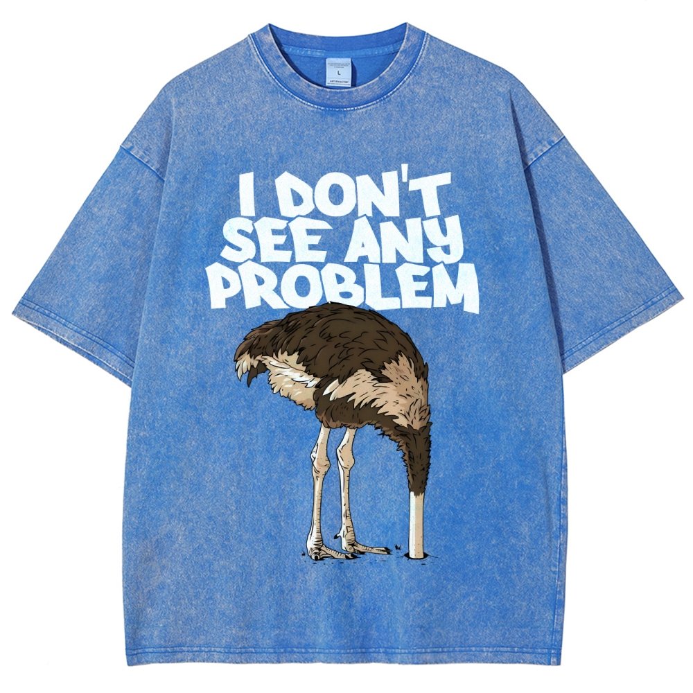 I Don't See Any Problem Vintage Distressed T-shirt