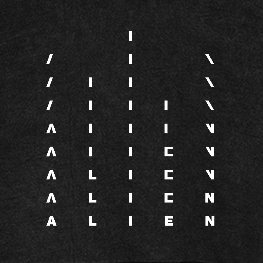 Alien Title Sequence Vintage Distressed Hoodie