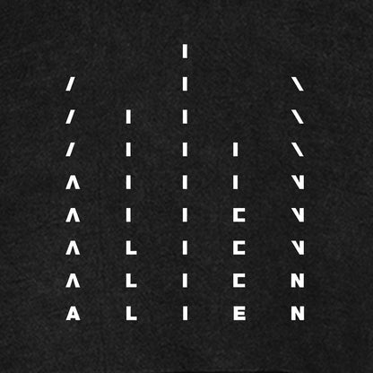 Alien Title Sequence Vintage Distressed Hoodie