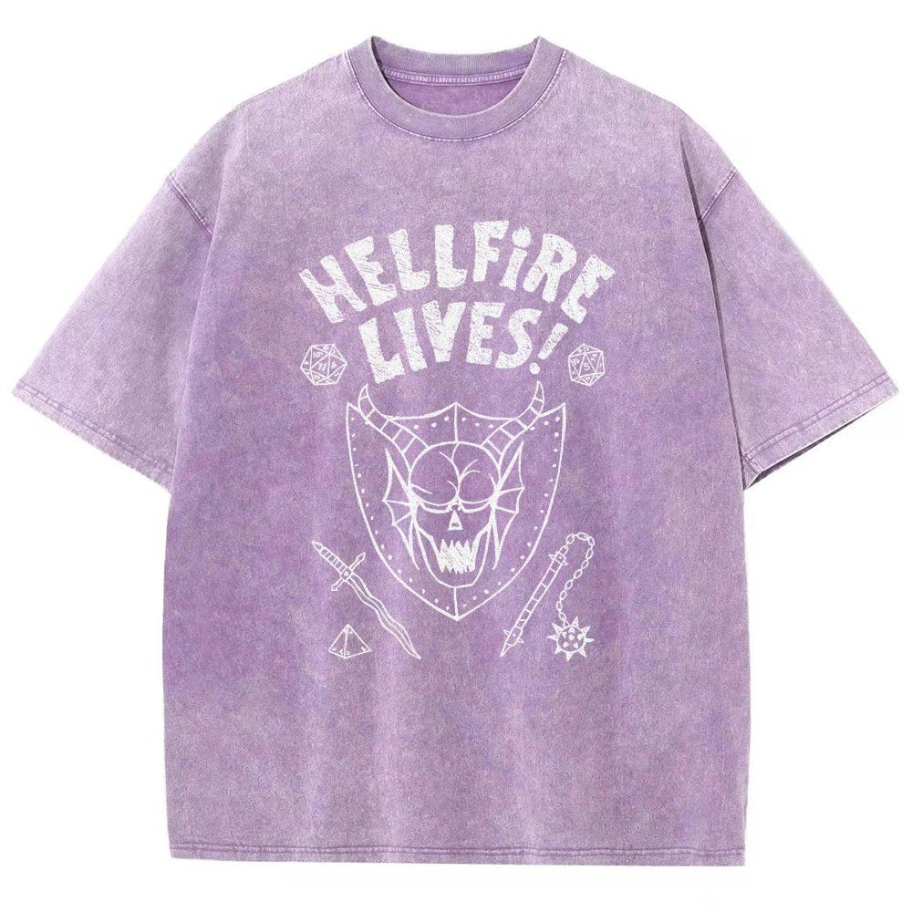 Hellfire Lives Vintage Distressed T-shirt