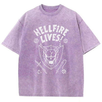 Hellfire Lives Vintage Distressed T-shirt